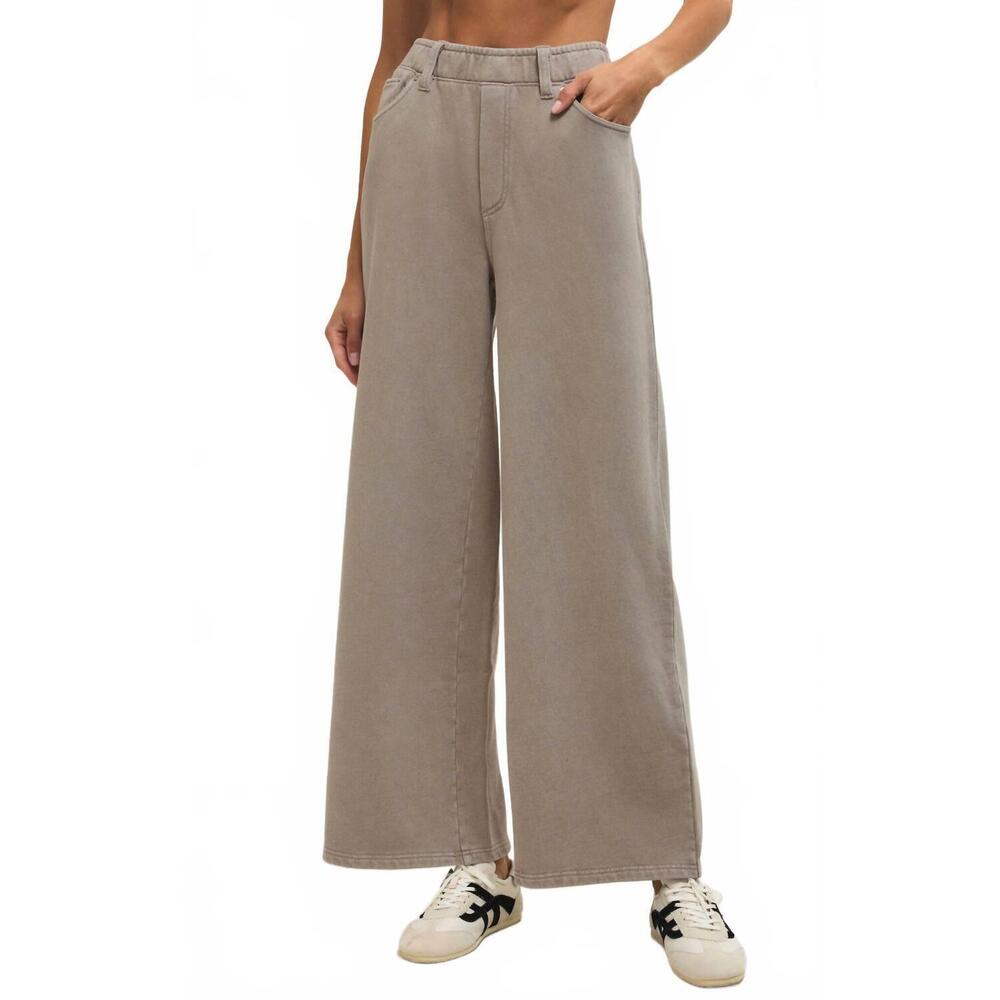 NEW Z SUPPLY entourage knit pant in oyster